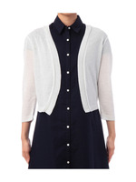 七分袖ボレロ風ニットカーディガン