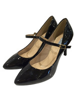 【ILIMA】ポインテッドトゥワンストトラップパンプス