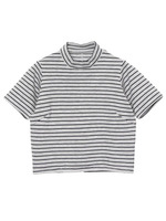 【NINE】ボーダーポンチTOPS