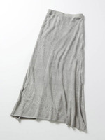 カシミヤ混ニットマキシスカート