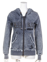 カットデニムパーカー（SET　UP）