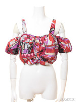 グラフィティープリントトップス