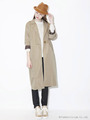 [Salon de Balcony]TAFFETA LONG COAT