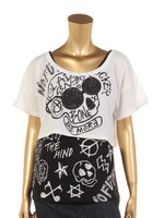 スカル落書きTシャツセット