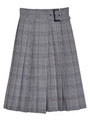 PLAIN GLENCHECKプリーツロングSK