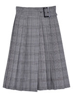 PLAIN GLENCHECKプリーツロングSK