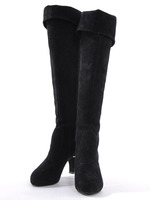 かかとパールロングブーツ