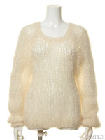 モヘヤ混ニット