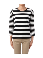 コンビネーションボーダープルオーバー