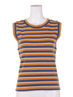 スパンリブボーダーノースリーブP／O