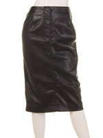 フェイクレザータイトスカート