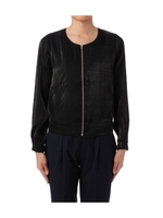 ノーカラージップアップジャケット