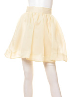 オーガンジーボリュームミニスカート