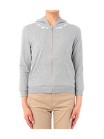 ビジュー使いジップアップパーカ