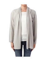 ラメ入りショールカラーカーディガン