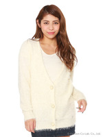 【タイムセール 2/5マデ！】2WAYカシュクールフェザーカーディガン