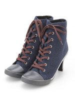 ハイカットヒールスニーカー