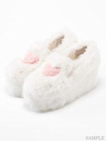 FLUFFY HEART SLIP-ON