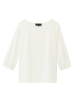 ボザムデザイン七分袖ブラウス