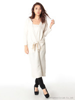 【R】ニットロングガウン