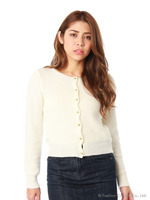 【W】アンゴラちびカーディガン