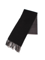 カラーブロックウール混ニットストール