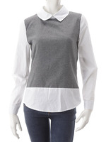 【CEDNIE】ドッキングブラウス