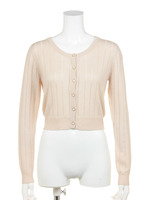 針抜きコンパクトカーデ