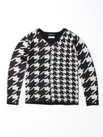 【メンズ】Wネームクレイジーチドリニット