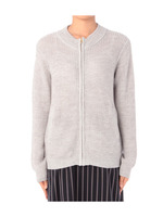 ジップアップニットカーディガン