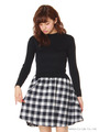 チェックドッキングワンピース2