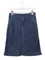 デニムフレアミディスカート