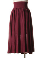 ニットミモレスカート