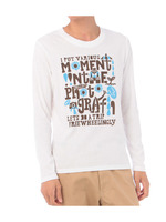 ポップロゴ長袖Tシャツ