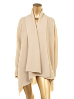 リブニットヘムカーディガン