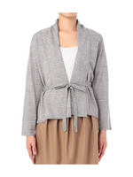 リボンつきハイゲージカーディガン