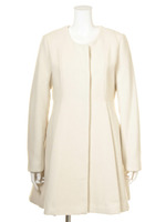 ノーカラータックフレアドレスCT