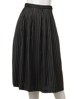 ピンストライプミディSK