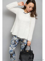 アンゴラフレアニット