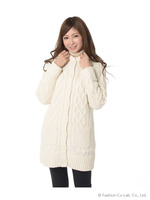 【11/13ヒルナンデス放送☆】ボアウラフードニットカーディガン