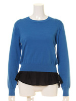 メッシュフリルプルオーバー