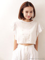 【KiiRA】HANDKERCHIEF SLEEVE TOPS