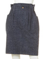 【mystic】MIX起毛ヒザ丈タイトスカート