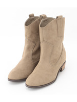 インヒールスエードブーツ