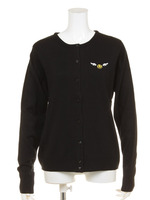 デッドウイング丸首カーデ