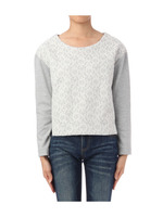 レース×カットソープルオーバー