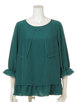 CREPE DE CHINE DRESS BL