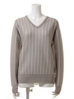 I ストライプ KNIT TOPS