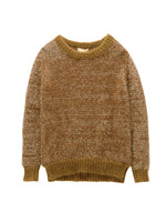 forte forte メランジ調ローゲージニットプルオーバー