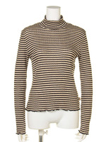 【BED&BREAKFAST】Scala Stripe High-Neck Top